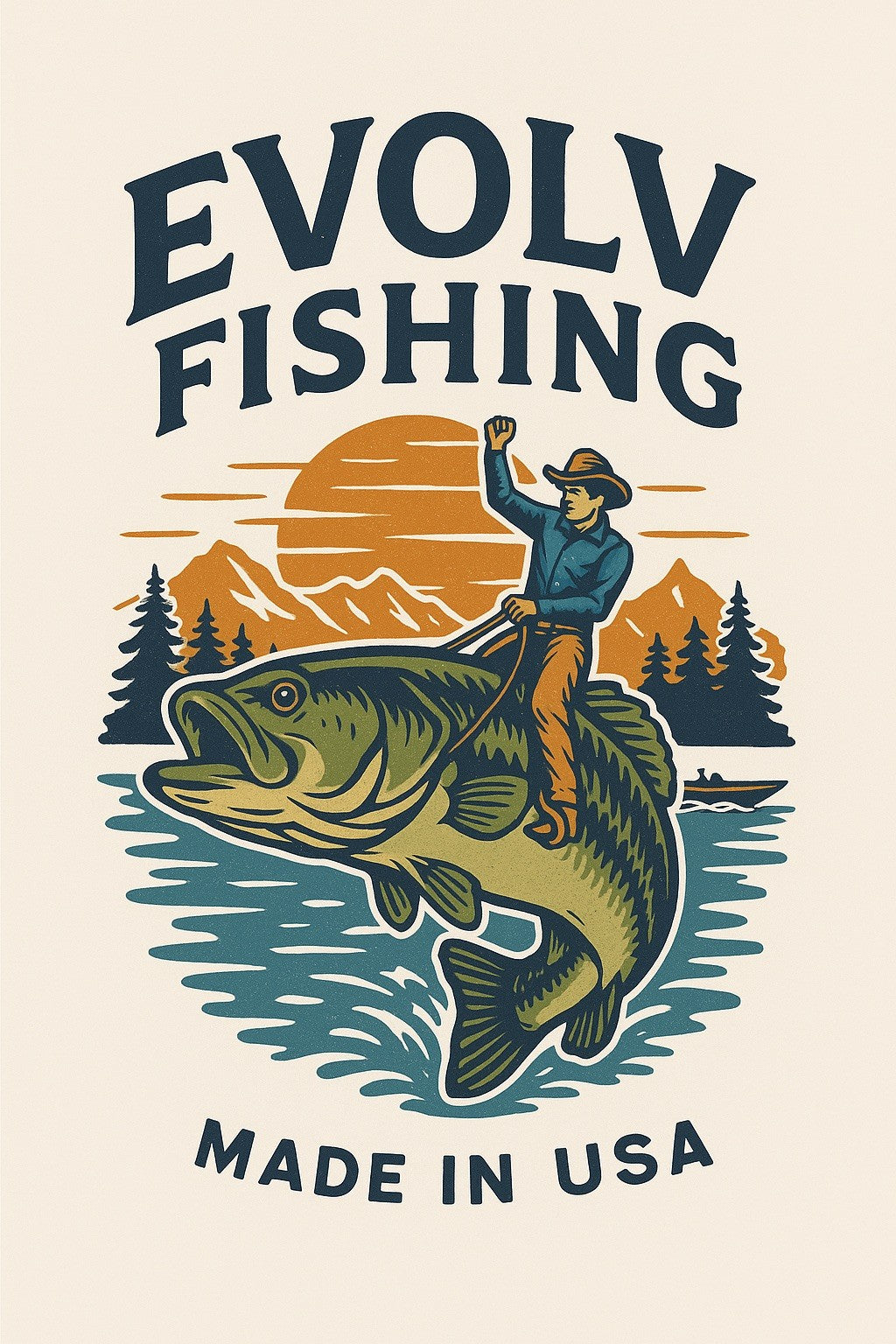 EVOLV "Bass Wrangler" Sticker