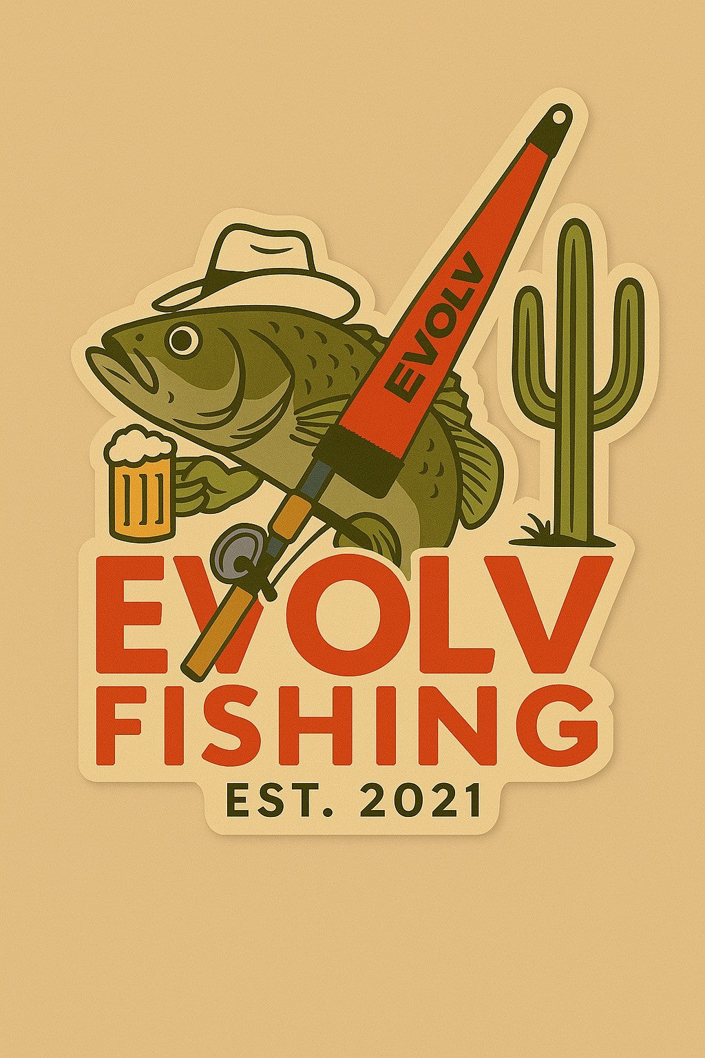 EVOLV "El Vaquero" Sticker