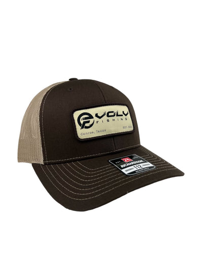 EVOLV Brown/Tan Patch Hat